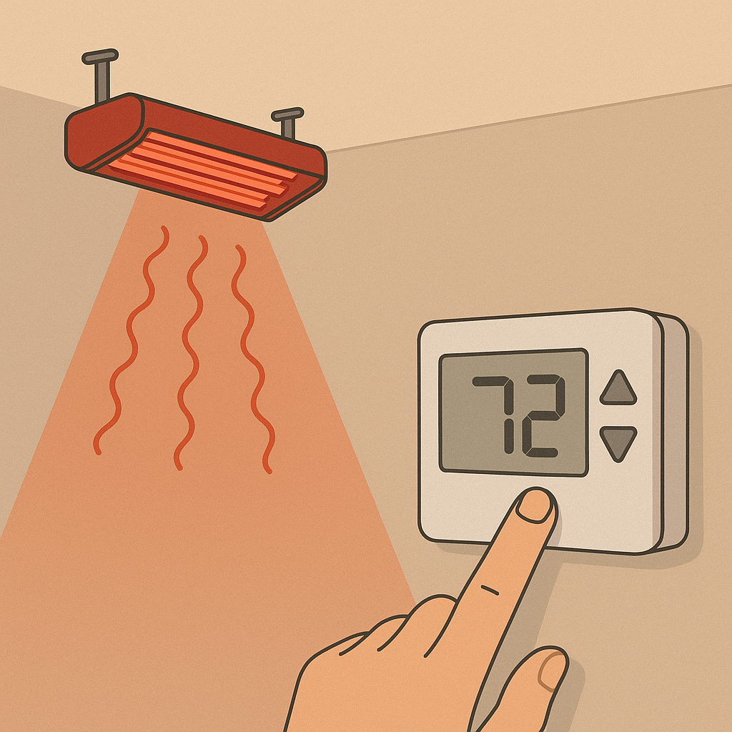 کابرد تروستات در سیستم گرمایش تابشی